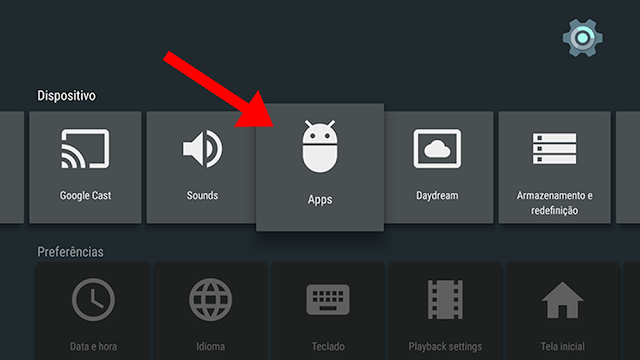instalar APKs Android TV