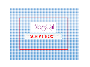 Cara Membuat Script Box