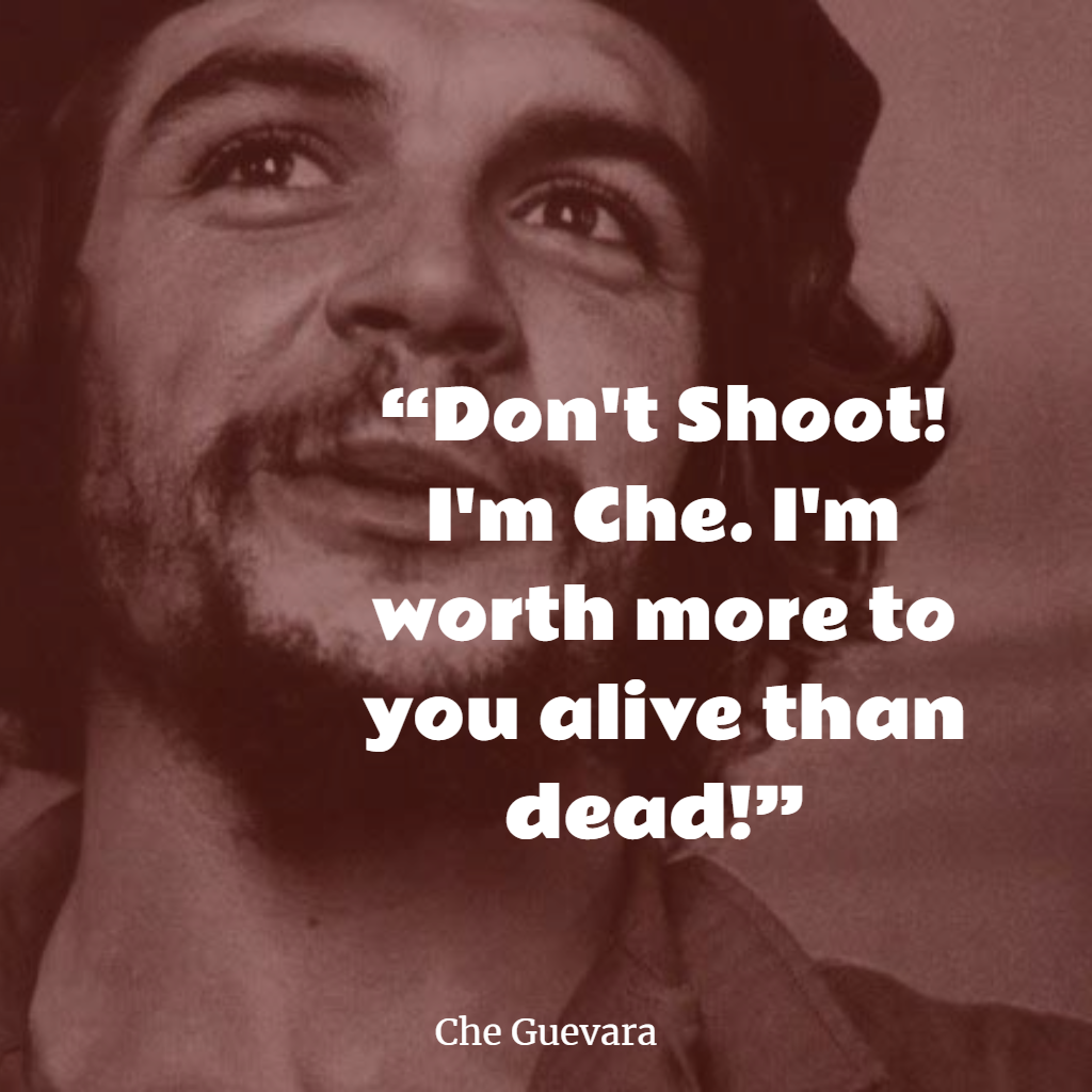Wonderbaarlijk Ernesto Che Guevara best inspiring Images quotes and revolutionary TZ-35