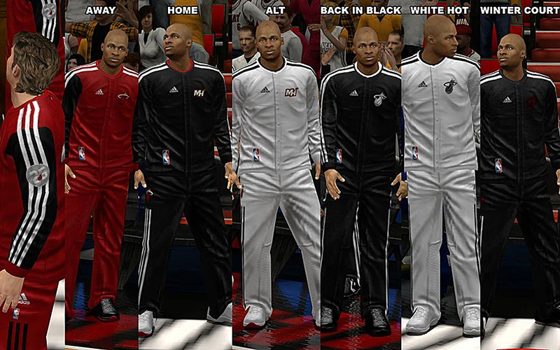 NBA 2K13 Miami Heat Jersey Pack v2 - NBA2K.ORG