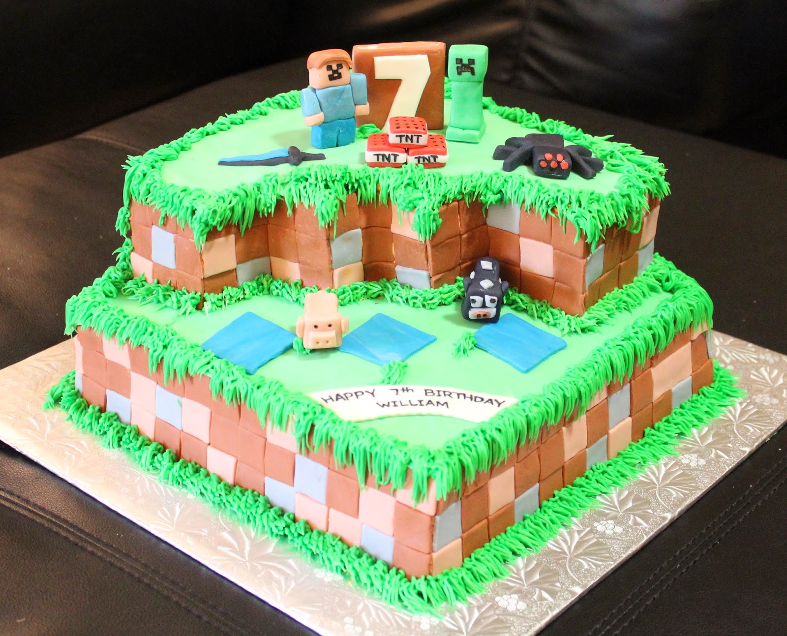 Love Dem Goodies: MINECRAFT CAKE