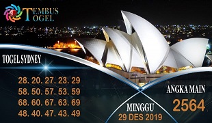 Prediksi Togel Angka Sidney Minggu 29 Desember 2019