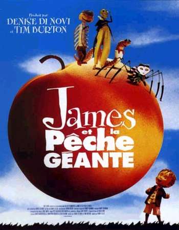 Poster Of James and the Giant Peach 1996 Dual Audio 300MB BRRip 480p ESubs Free Download Watch Online Worldfree4u