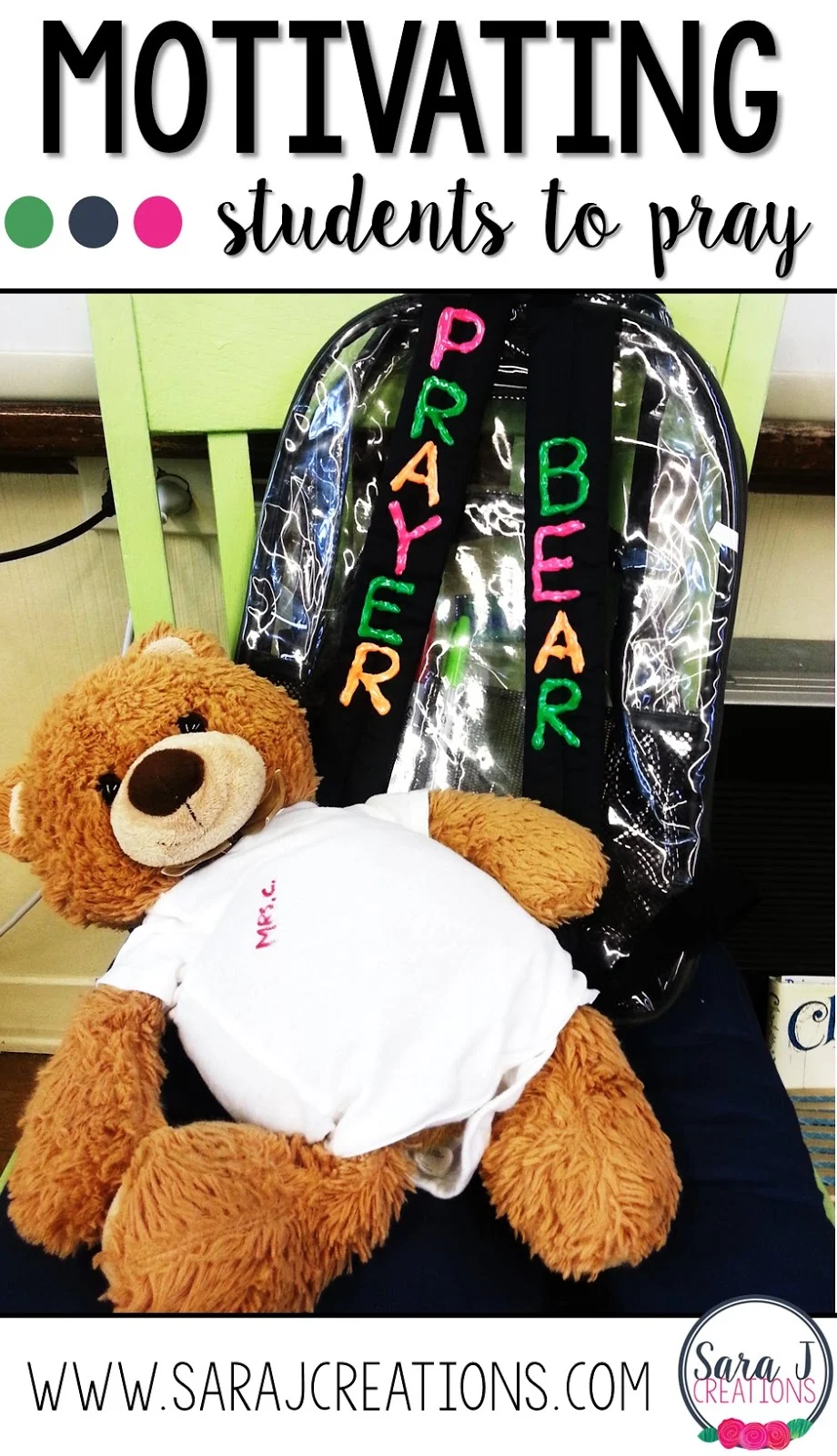 Help students to pray daily with Prayer Bear! Includes free printables to get you started.