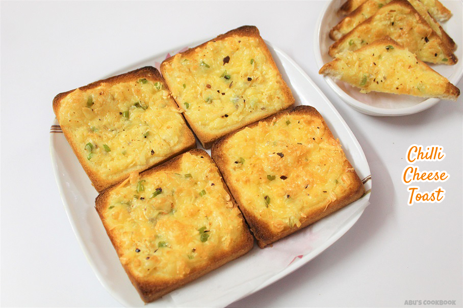 Chilli Cheese Toast In Oven Baked Chilli Cheese Toast 5 minute