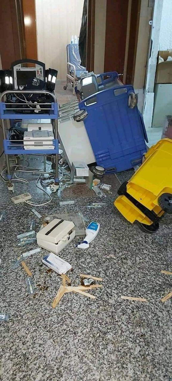 شرطة البصرة القاء القبض على متهمين اثنين لاعتدائهما على ردهة العزل في مستشفى القرنة