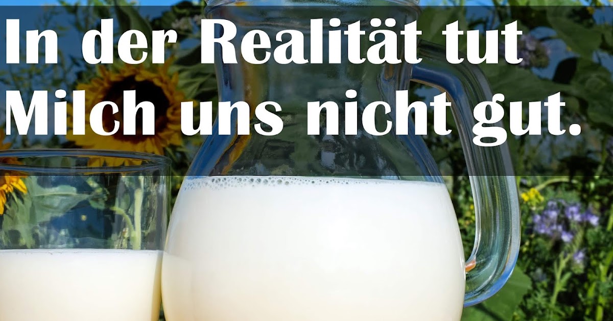 Hör sofort auf, Milch zu trinken! / Spruch des Tages 06. März 2020