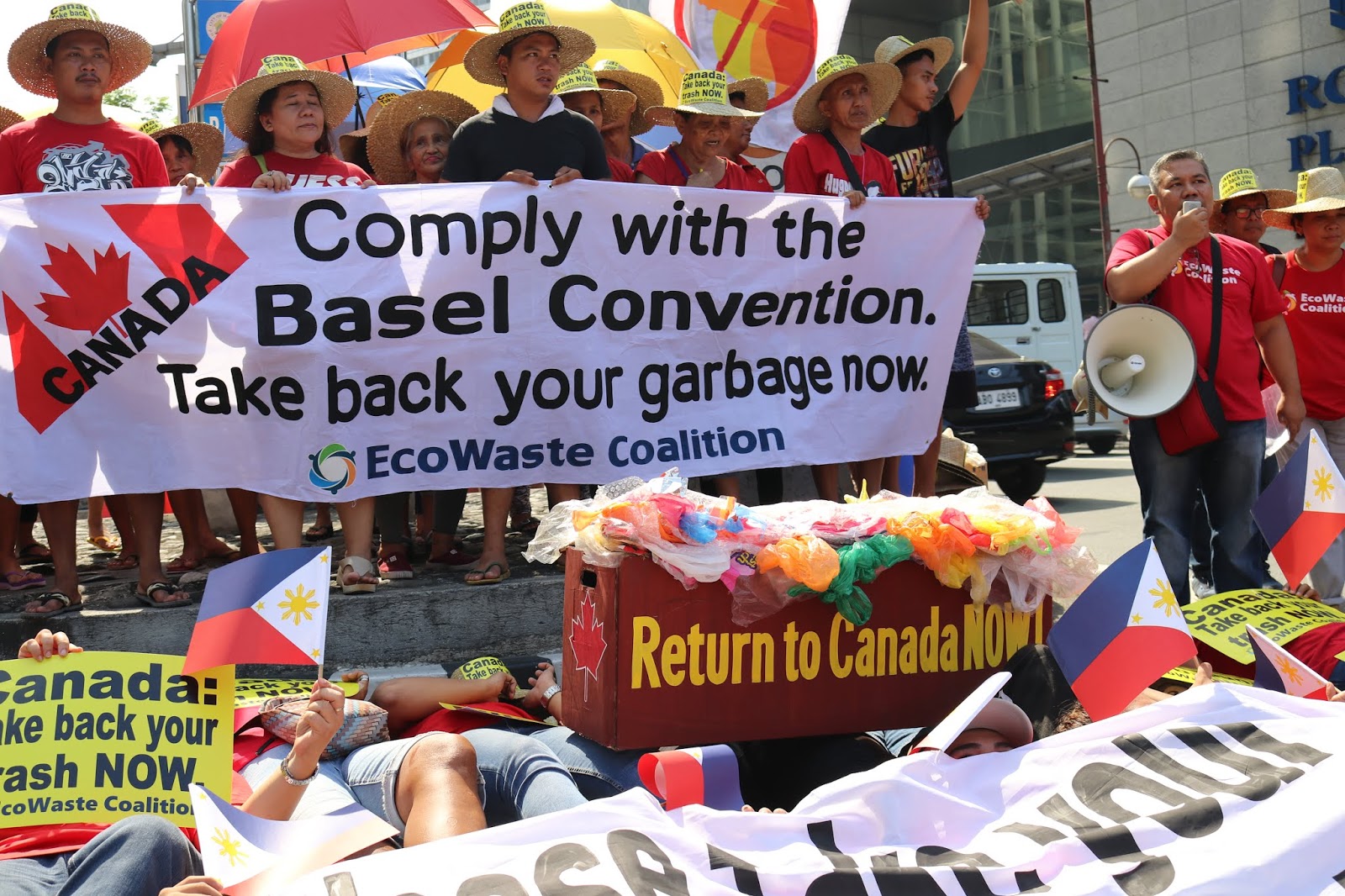 First Anniversary of ReExportation of Canadian Garbage Groups Call