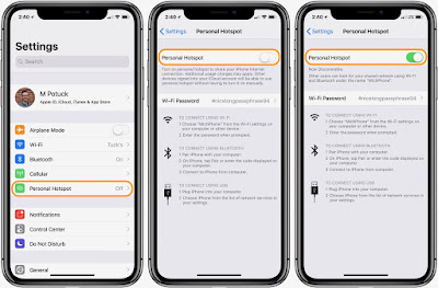 How to Use Personal Hotspot on iphone