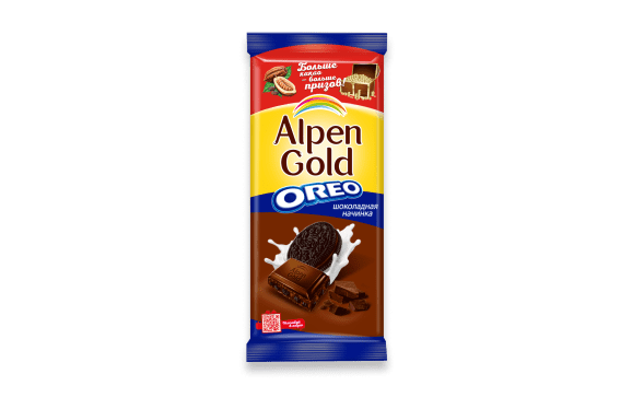 Новый Alpen Gold «Oreo. Шоколадная начинка», Новый Alpen Gold Альпен Голд Орео «Oreo. Шоколадная начинка», Новый Alpen Gold «Oreo. Шоколадная начинка» состав цена Россия 2021