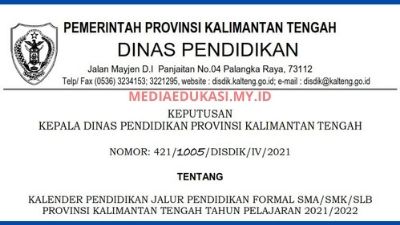 Kalender Pendidikan Provinsi Kalimantan Tengah