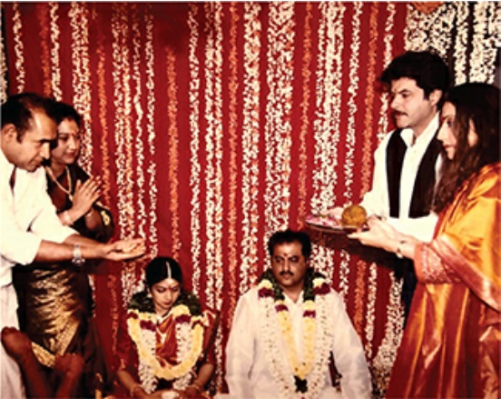 Rare Photos: Sridevi's wedding to Boney Kapoor.