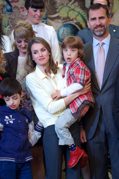 Crown Prince Felipe of Spain and Crown Princess Letizia of Spain attended several audiences