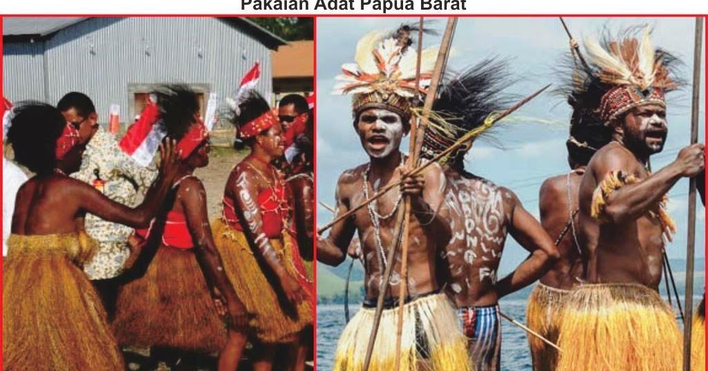  Pakaian  Adat  Papua Barat Lengkap Gambar  dan Penjelasannya  