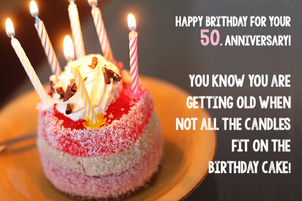 Happy 50th Birthday Wishes