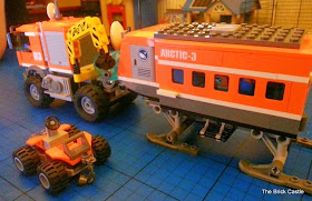 LEGO City Arctic Outpost set 60035 Review Full view of truck and trailer