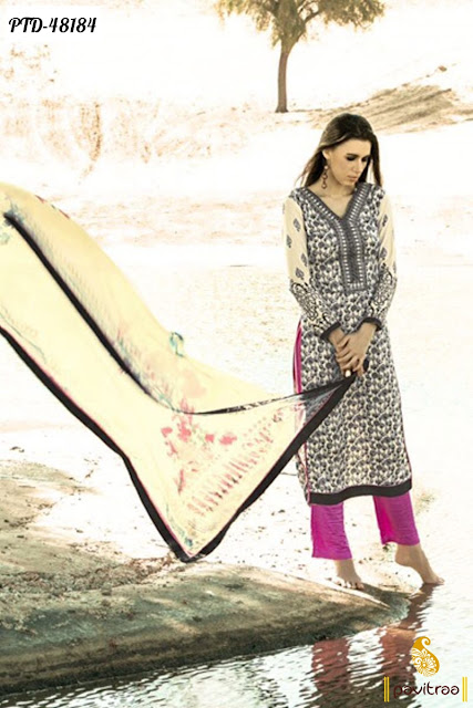 off white pashmina casual salwar suit online shopping in lowest price at pavitraa.in