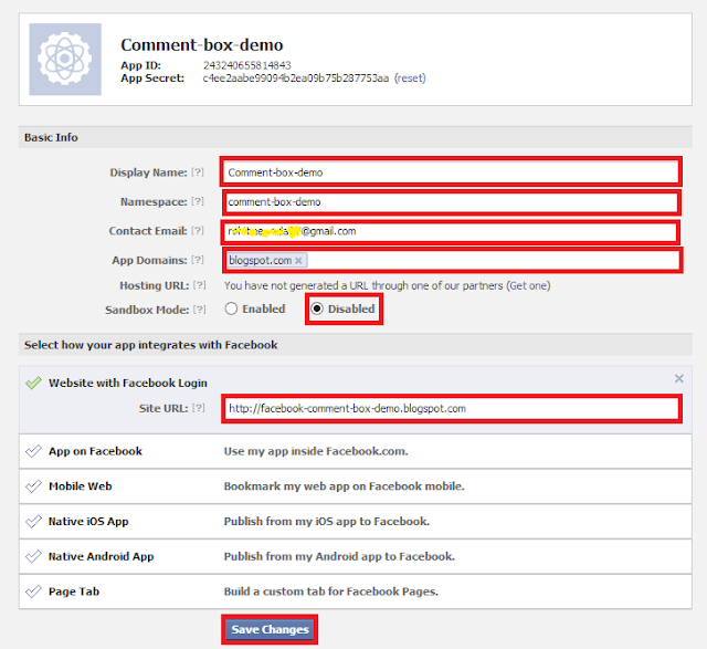 How to add Facebook Comment Box in Blogger With Notifications Enabled