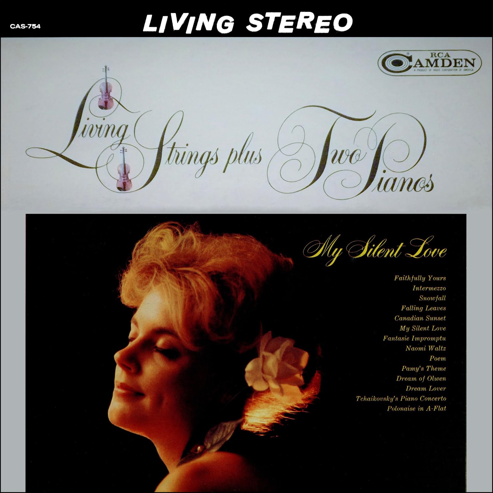 The Vinyl Cloak The Living Strings Plus Two Pianos • My Silent Love [1963]