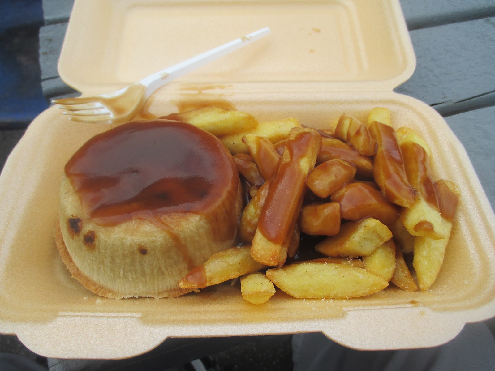 Chas's Pictorial Blog Pie, chips and gravy at Hyde United