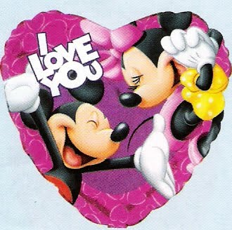 Valentine's Day Cards: Mickey And Minnie Mouse In Love