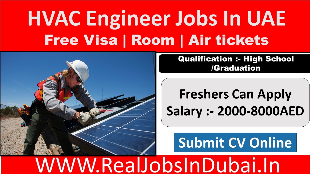 HVAC Engineer Jobs In Dubai, Abu Dhabi & Sharjah UAE