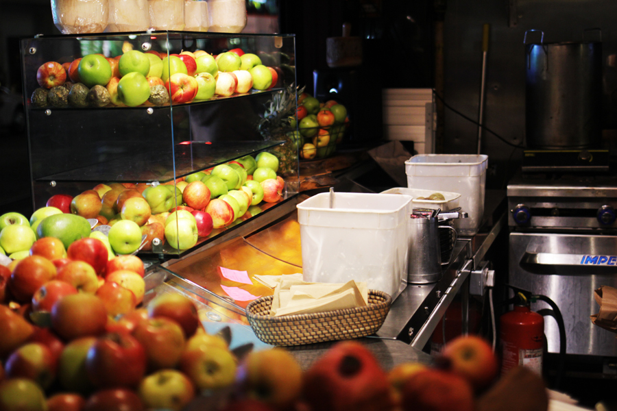 apples fruits fresh juice bar