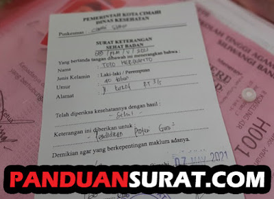 Biaya membuat surat keterangan sehat di puskesmas 2022