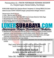 Bursa Kerja Surabaya di Kontainer Bakar September 2020