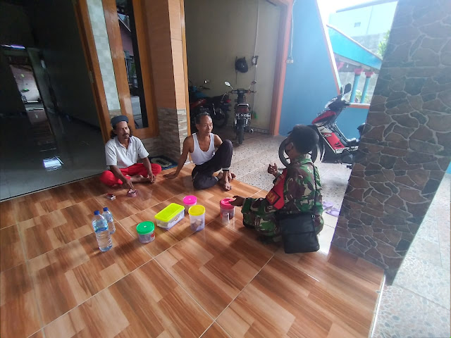 Babinsa Tanggan : Peran Penting RT/RW dalam Memutus Penyebaran Covid-19
