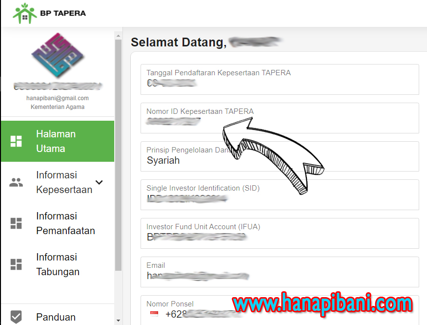 √ √ Cara Cek No. Tapera Saat isi MySAPK BKN