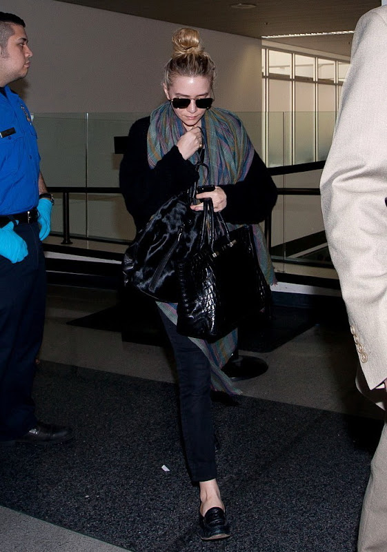 Ashley Olsen - LAX Airport Candids | Just FAB Celebs