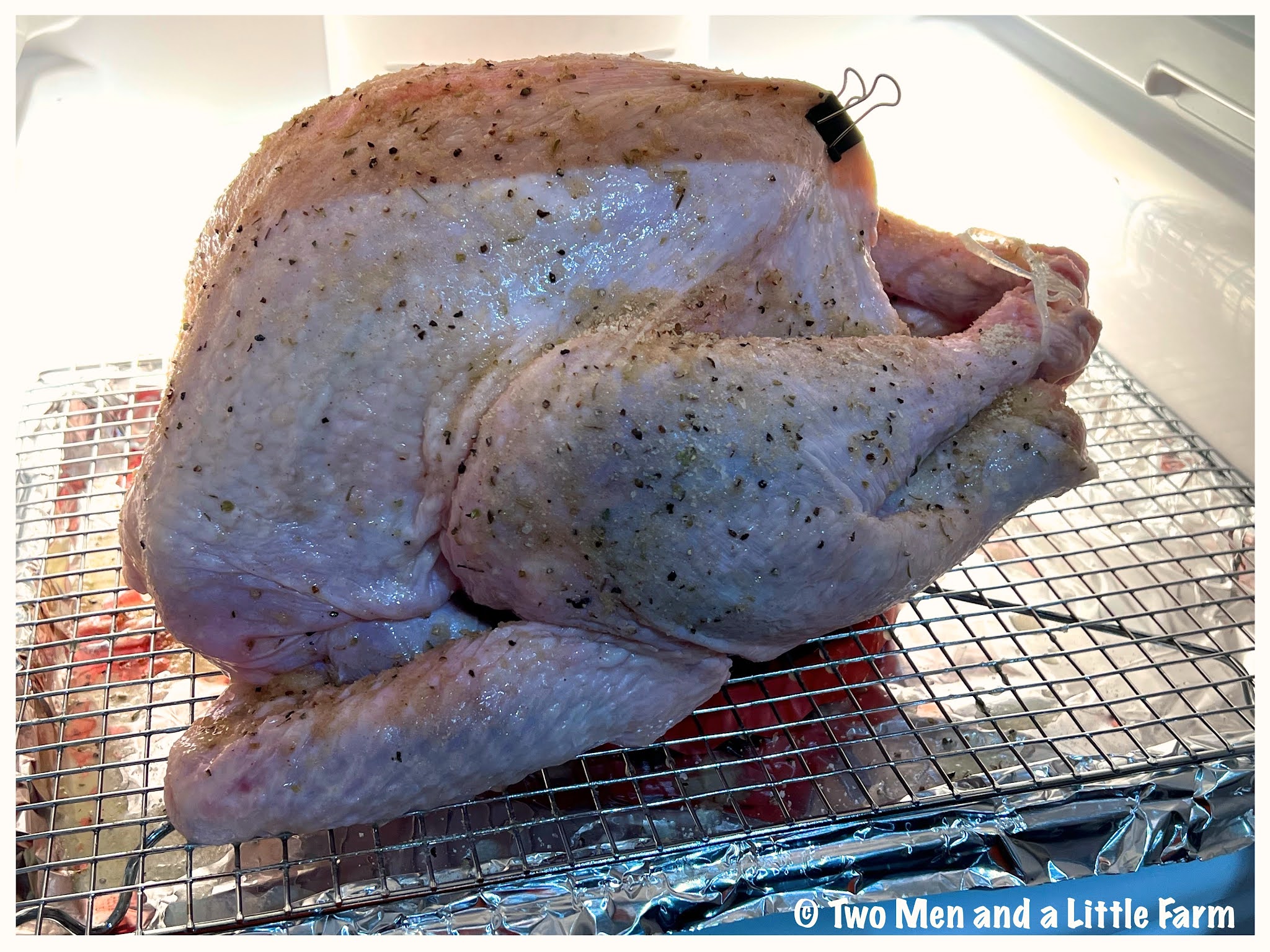 Two Men and a Little Farm HOW TO DRY BRINE AND ROAST A TURKEY