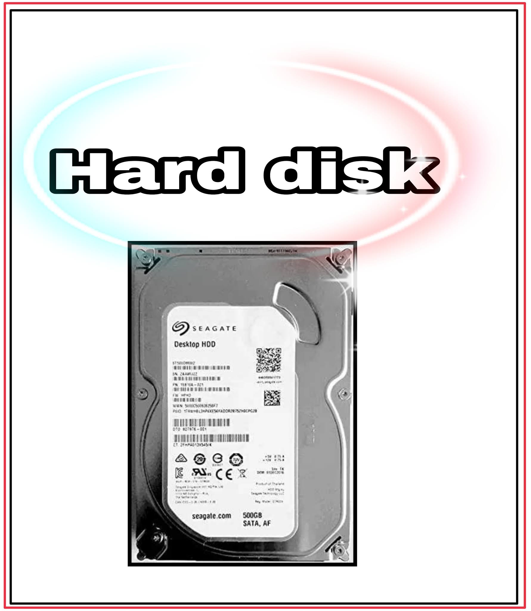 What is Hard Disk ? Types of Hard disk.