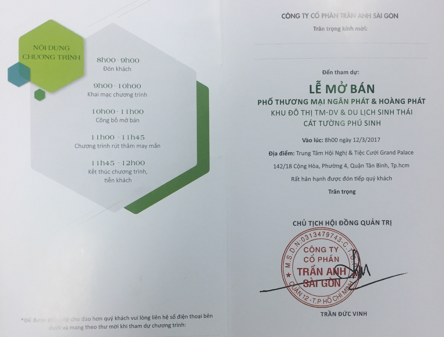 LỄ CÔNG BỐ GIÁ BÁN