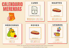 CALENDARIO MERENDAS