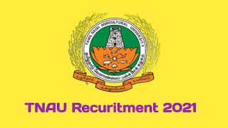 TNAU Recruitment 2021 – 12 JRF Post | Apply Online TNAU Recruitment 2021 – 12 JRF Post | Apply Online