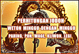 jodoh weton minggu dengan minggu - kanalmu