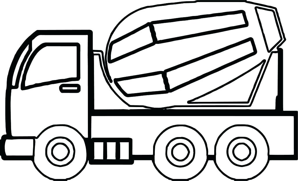 Free Printable Construction Truck Coloring Pages