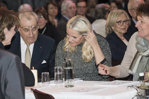 Crown Princess Mette-Marit of Norway attended introduction program of Risor Chamber Music Festival at Oslo Sentralen concert hall