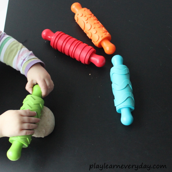 Exploring Textures with Play Dough Rollers Play and Learn Every Day