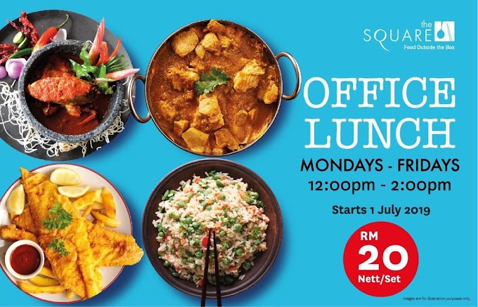 Office Lunch Set di Novotel Melaka hanya RM20 sahaja!