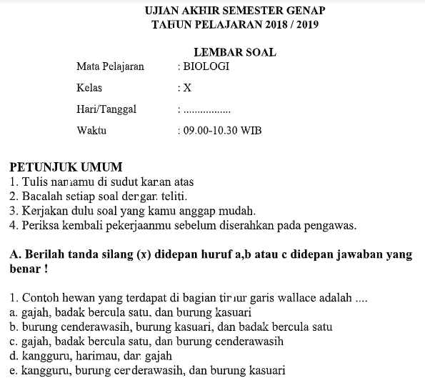 Contoh Soal Uas Ekonomi Makro Semester 2