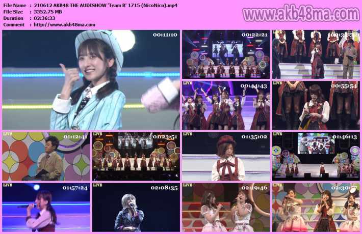 チームB 公演生中継 チームB 公演生中継