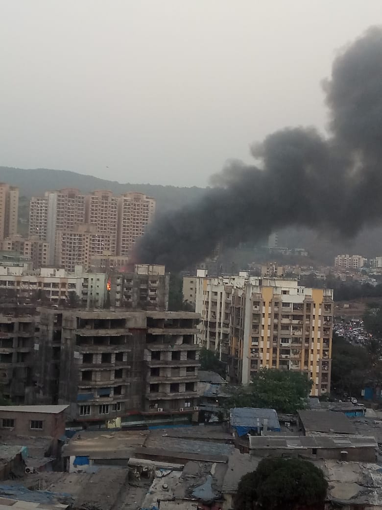Fire Breaks out At a Factory Near Valentine's Goregaon Official