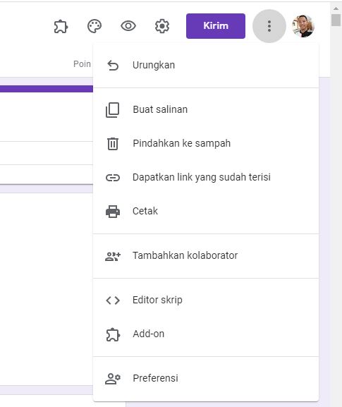 Cara membuat waktu di google form