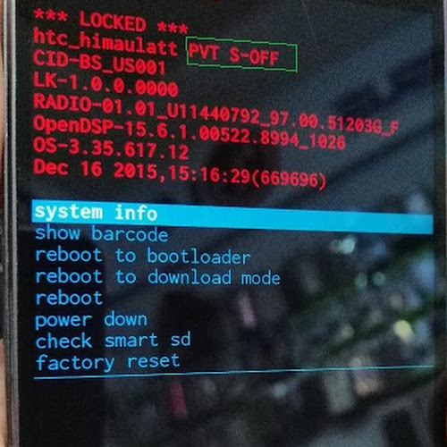 تغيير ايمي htc m9 أو أي هاتف htc بمعالج