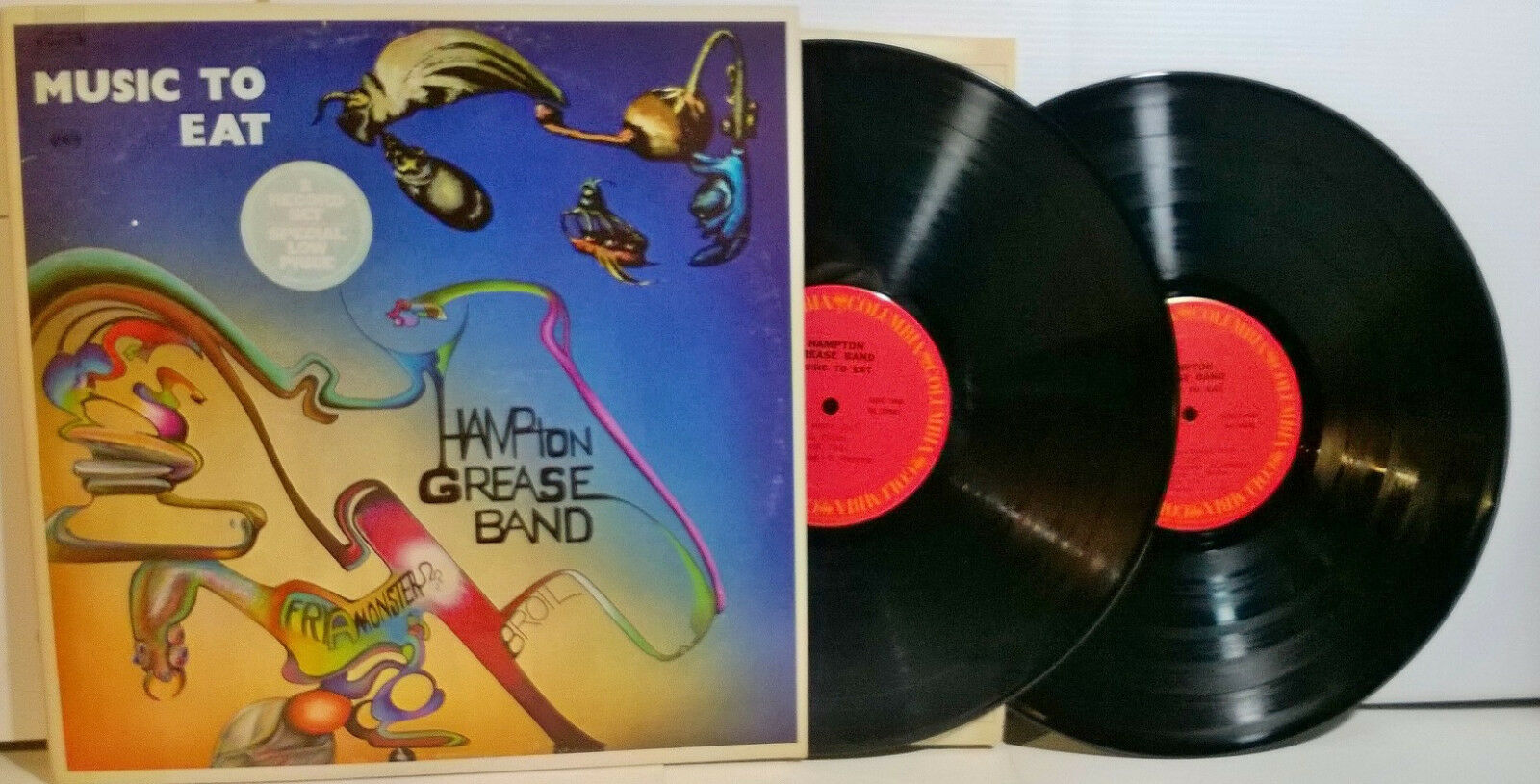Hampton Grease Band ‎“Music To Eat” 1971 US 2 x Lp`s Prog,Experimental