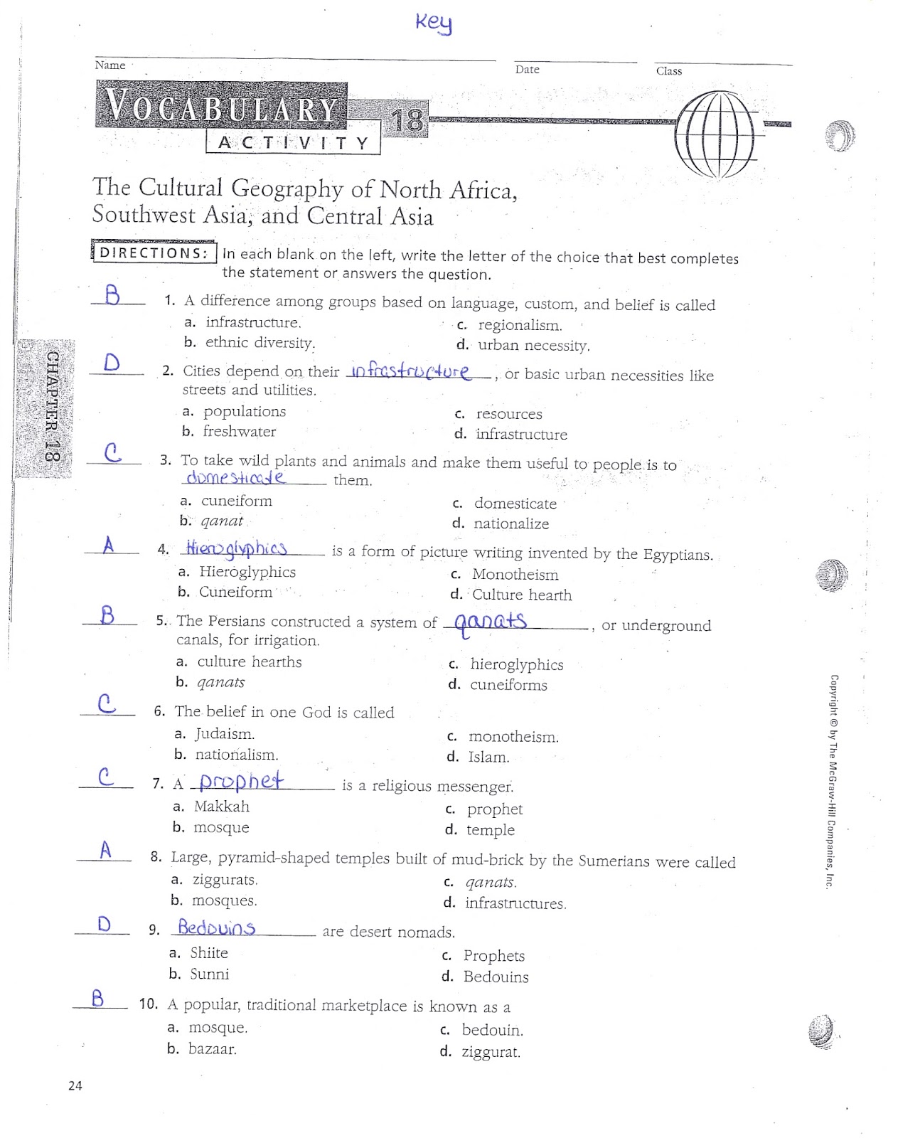 Mr. E's World Geography Page World Geography 2018 Chapter 23 Today