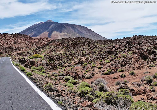 Mit dem Auto zum Teide Mit dem Auto zum Nationalpark Las Canadas del Teide
